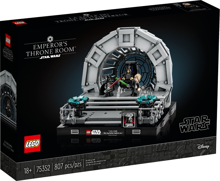 LEGO 75352 Emperor's Throne Room Diorama 75352 sealed box front