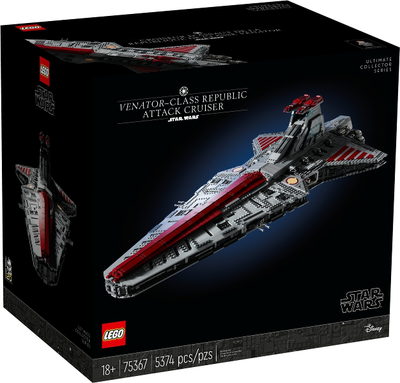 LEGO Venator-Class Republic Attack Cruiser 75367 – Retired & Sealed