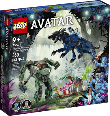 LEGO Neytiri & Thanator vs. AMP Suit Quaritch 75571 – Retired & Sealed