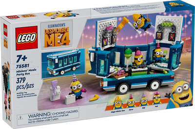LEGO Minions' Music Party Bus 75581 – Sealed UK Stock