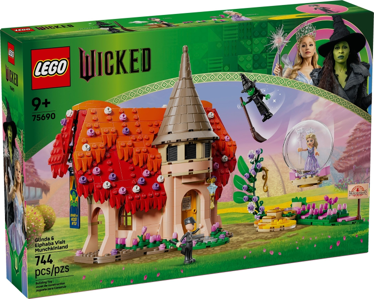 LEGO 75690 Glinda & Elphaba Visit Munchkinland 75690 sealed box front