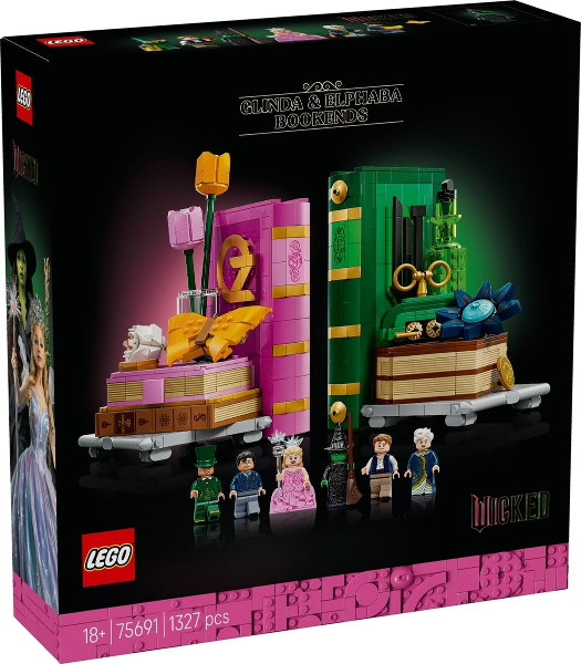 LEGO 75691 Glinda & Elphaba Bookends 75691 sealed box front