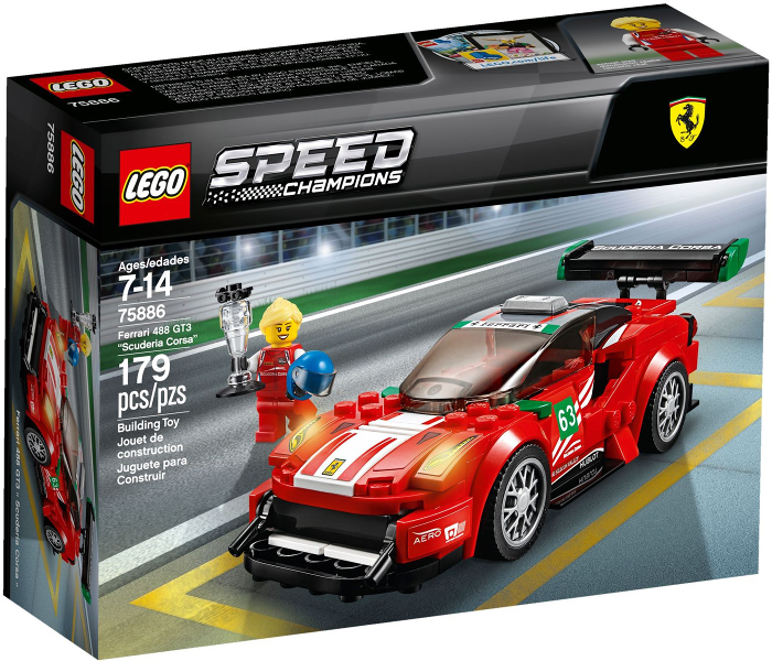 LEGO 75886 Ferrari 488 GT3 Scuderia Corsa 75886 sealed box front