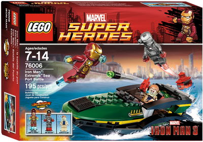 LEGO Iron Man: Extremis Sea Port Battle 76006 – Retired & Sealed