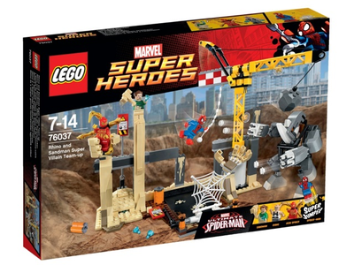 LEGO Rhino and Sandman Super Villain Team-up 76037 – Retired & Sealed