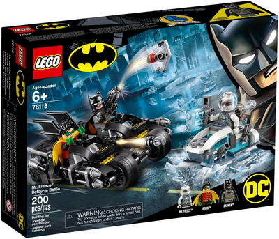 LEGO Mr. Freeze Batcycle Battle 76118 – Retired & Sealed