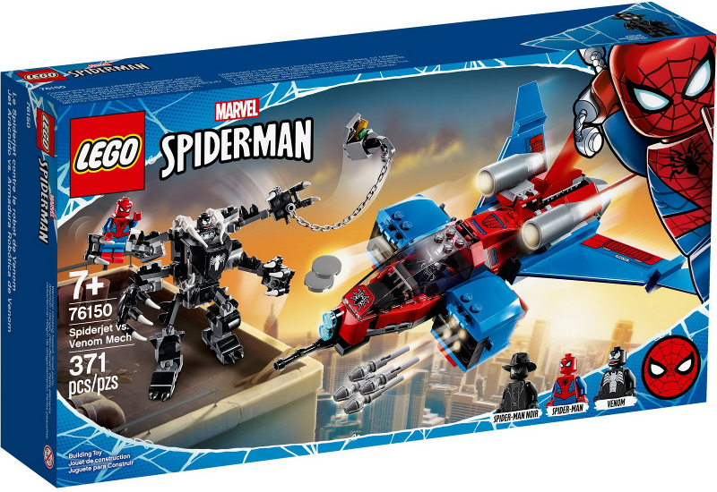 LEGO 76150 Spiderjet vs. Venom Mech 76150 sealed box front