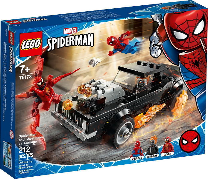 LEGO 76173 Spider-Man and Ghost Rider vs. Carnage 76173 sealed box front