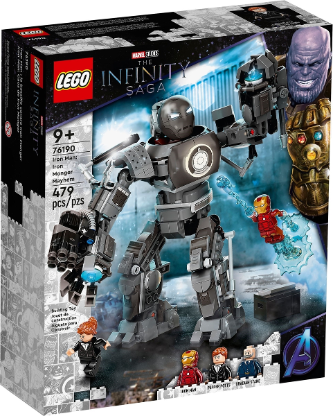 LEGO 76190 Iron Man: Iron Monger Mayhem 76190 sealed box front