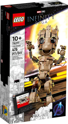 LEGO Marvel I am Groot Buildable Toy, Guardians of the 76217 – Retired & Sealed