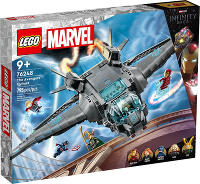 LEGO Marvel The Avengers Quinjet, Spaceship 76248 – Retired & Sealed