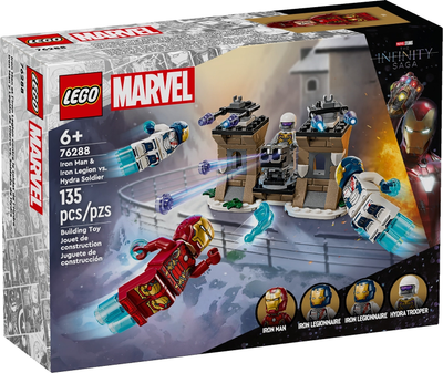 LEGO Iron Man & Iron Legion vs. Hydra Soldier 76288 – Sealed UK Stock