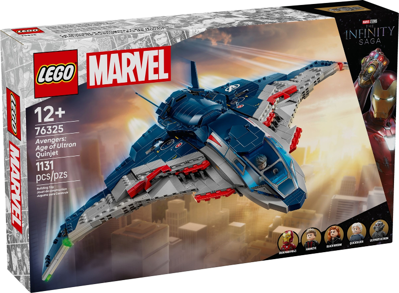 LEGO 76325 Avengers: Age of Ultron Quinjet 76325 sealed box front