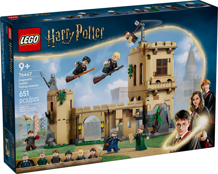 LEGO 76447 Hogwarts Castle: Flying Lessons 76447 sealed box front