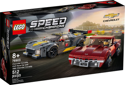 LEGO Speed Champions Chevrolet Corvette C8.R Race Car 76903 – Retired & Sealed