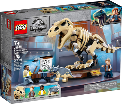 LEGO Jurassic World T. rex Dinosaur Fossil Exhibition 76940 – Retired & Sealed