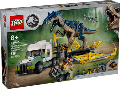 LEGO Dinosaur Missions: Allosaurus Transport Truck 76966 – Sealed UK Stock