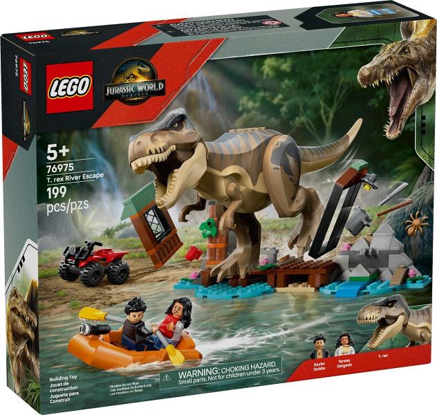 LEGO 76975 T. rex River Escape 76975 sealed box front