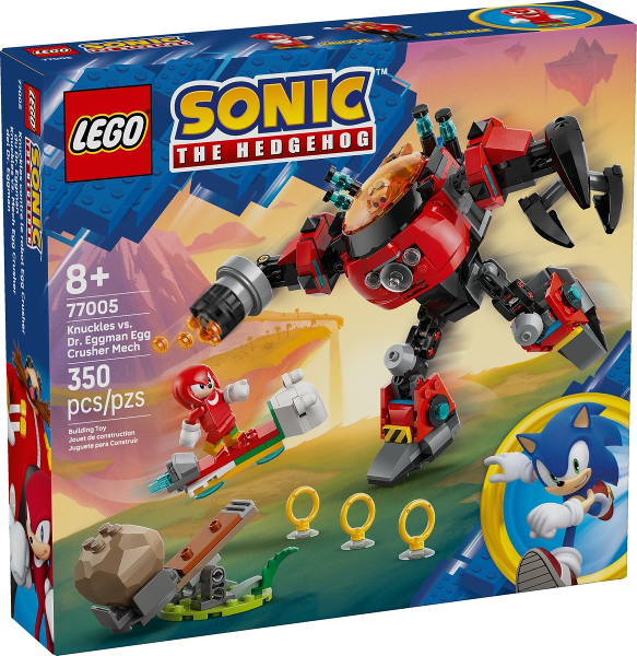 LEGO 77005 Knuckles vs. Dr. Eggman Egg Crusher Mech 77005 sealed box front