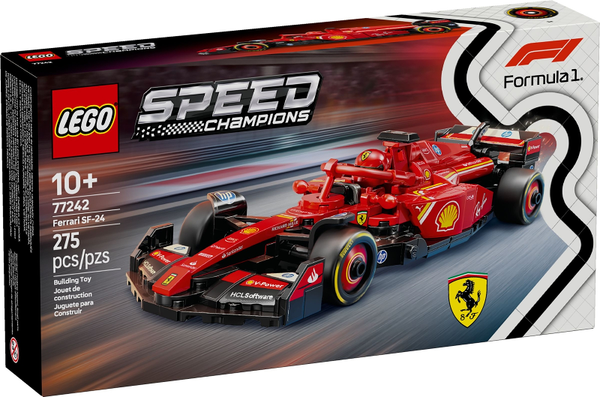LEGO 77242 Ferrari SF-24 F1 Race Car 77242 sealed box front