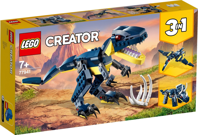 LEGO 77941 Mighty Dinosaurs - Blue Version 77941 sealed box front