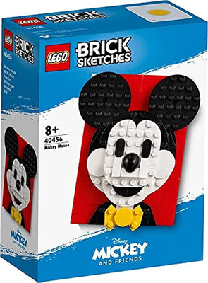 LEGO Brick Sketches Mickey Mouse 40456 – Retired & Sealed