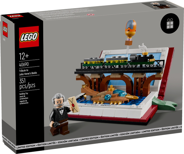 LEGO 40690 Tribute to Jules Verne's Books 40690 sealed box front