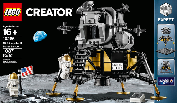 LEGO 10266 Lego Nasa Apollo 11 Lunar Lander 10266 Adult Space Astronut toy building block sealed box front