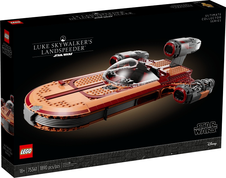 LEGO 75341 Luke Skywalker's Landspeeder 75341 sealed box front