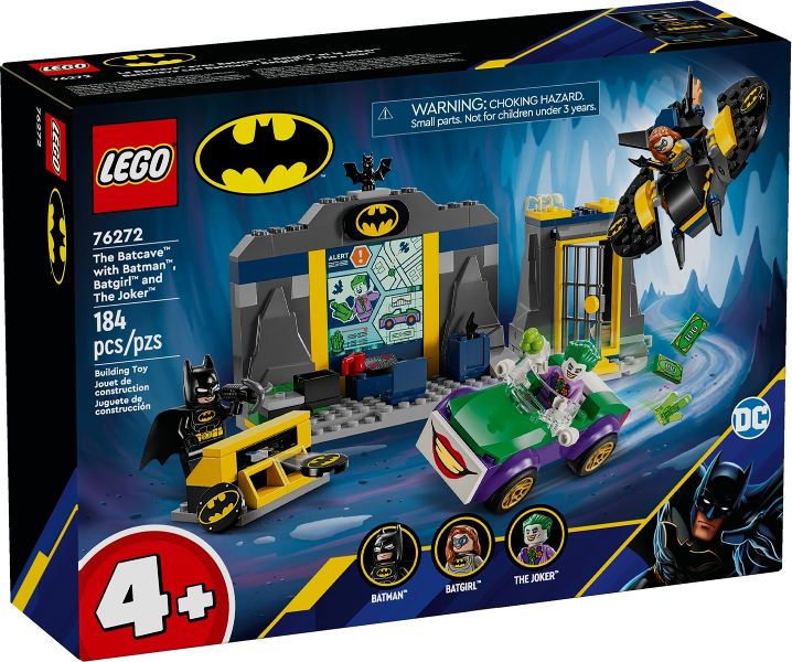 LEGO 76272 The Batcave with Batman, Batgirl and The Joker 76272 sealed box front
