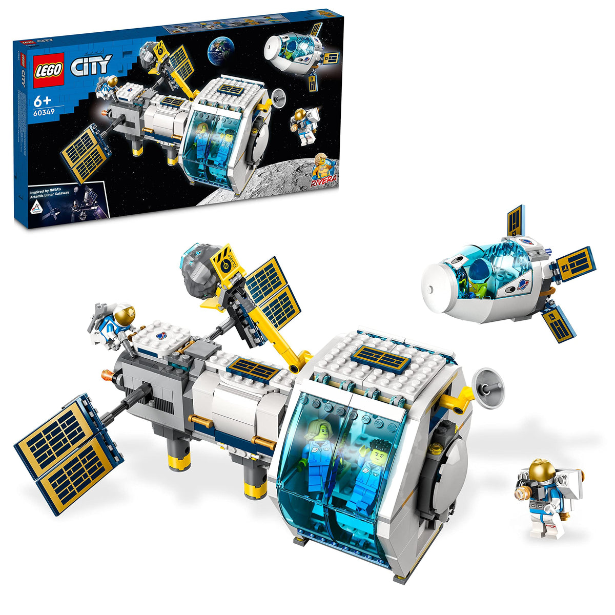 LEGO 60349 City - Lunar Space Station (60349) sealed box front