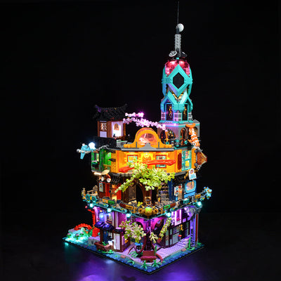 Lighting Kit for NINJAGO City Gardens 71741