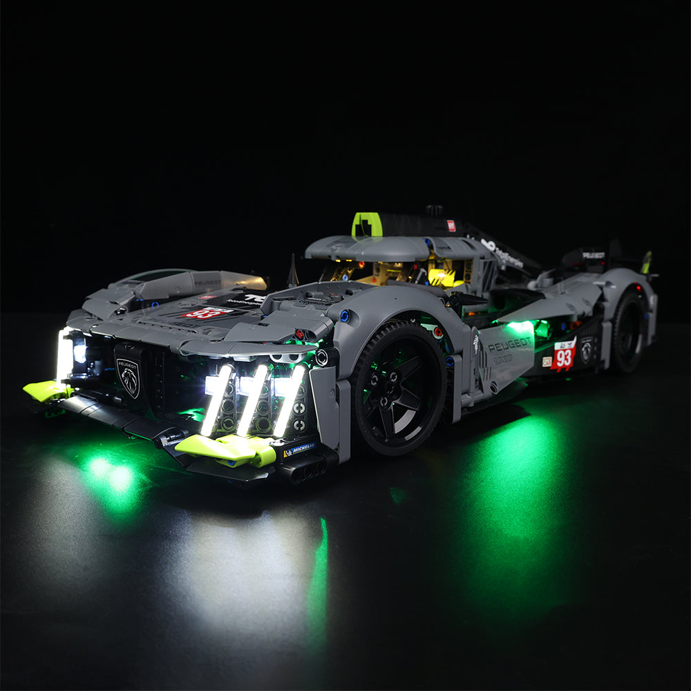 LEGO 42156 Lighting Kit for PEUGEOT 9X8 24H Le Mans Hybrid Hypercar 42156 sealed box front