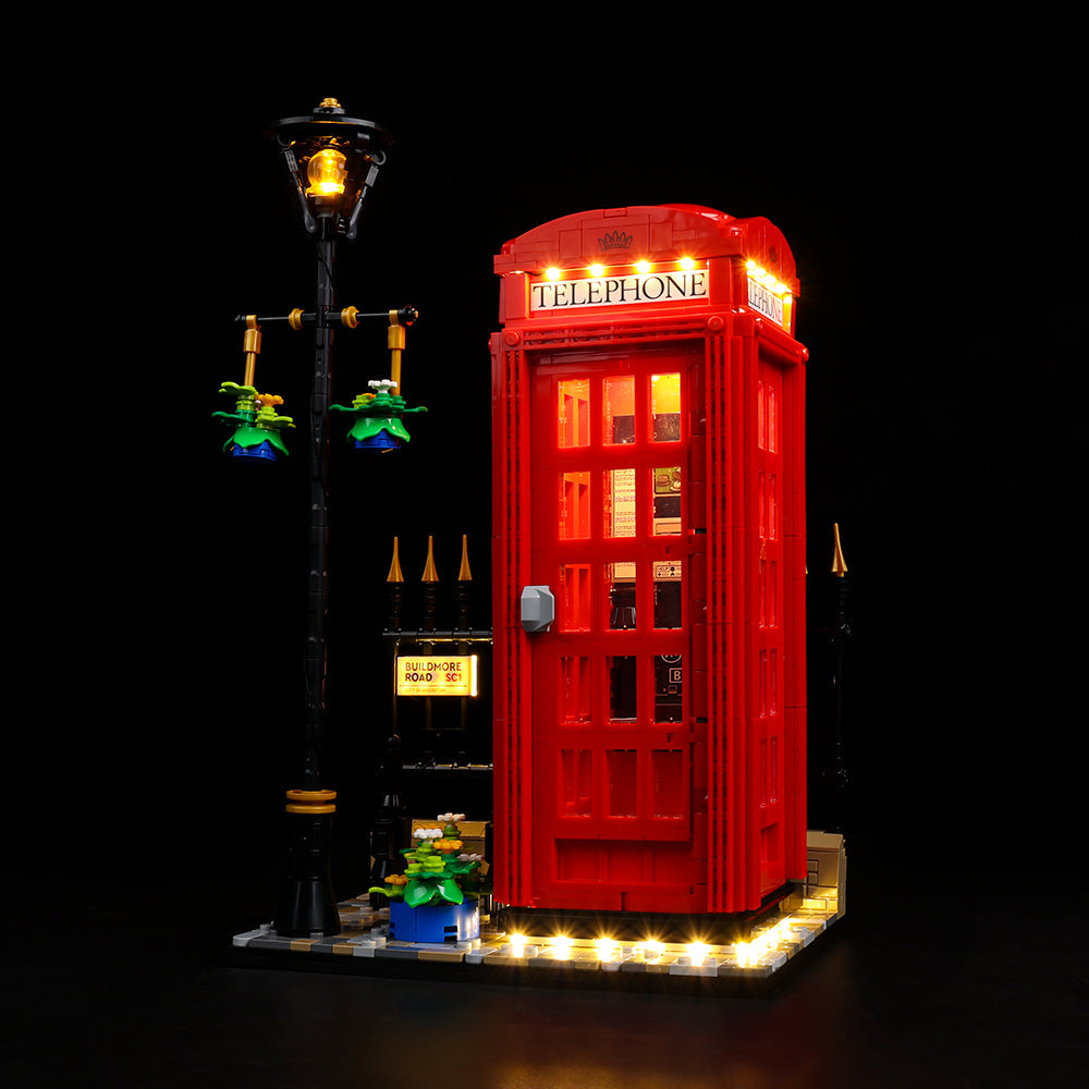 LEGO 21347 Lighting Kit for Red London Telephone Box 21347 sealed box front