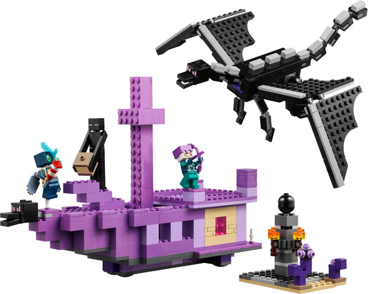 LEGO The Ender Dragon and End Ship 21264 sealed box art