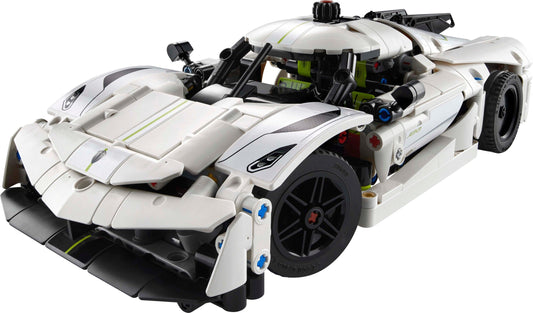 LEGO Koenigsegg Jesko Absolut White Hypercar 42184 sealed box art