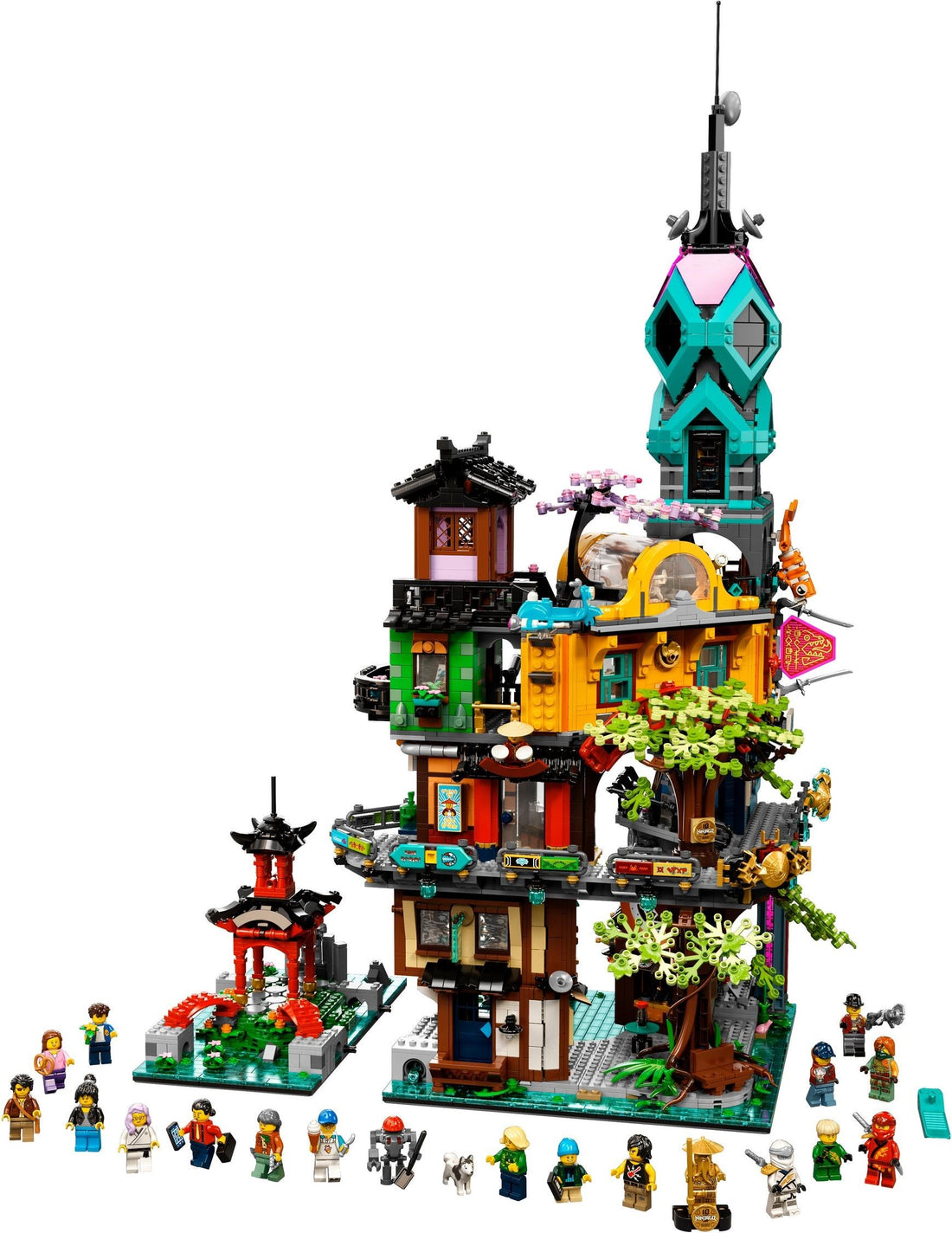 LEGO Lighting Kit for NINJAGO City Gardens 71741 sealed box art