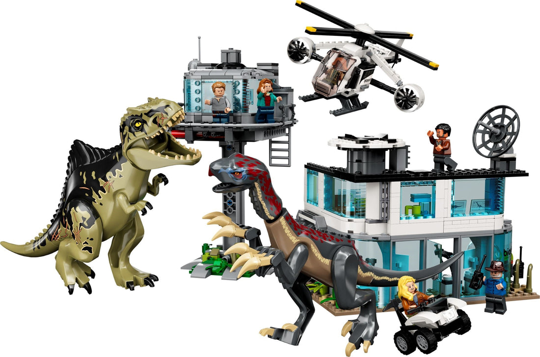LEGO Giganotosaurus & Therizinosaurus Attack 76949 sealed box art