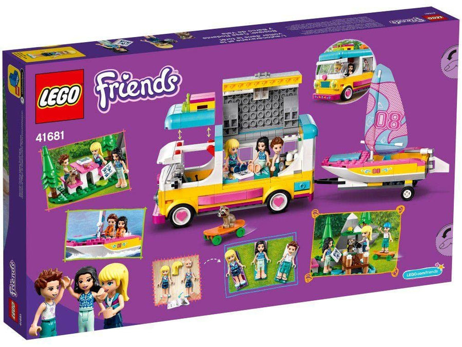 LEGO Friends Forest Camper Van and Sailboat 41681 – Retired & Sealed