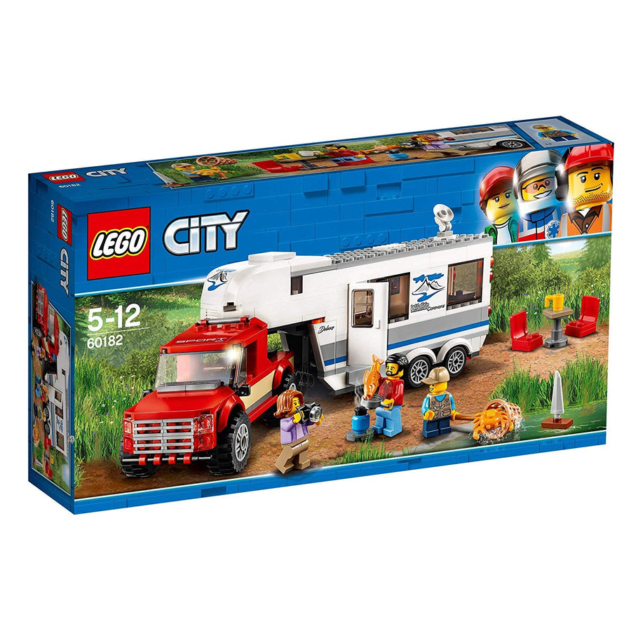 LEGO City Starke Fahrzeuge Pickup und Wohnwagen 60182 – Retired & Sealed