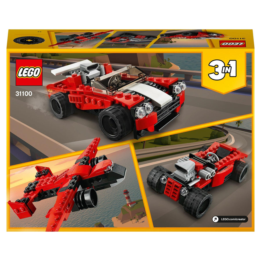 LEGO Creator 3in1 Sports Car - Hot Rod - Plane 31100 – Retired & Sealed