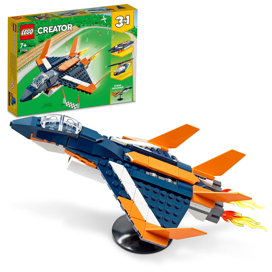 LEGO Creator 3in1 Supersonic Jet Plane to Helicopter 31126 – Retired & Sealed