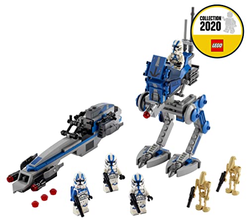 LEGO 75280 Star Wars 501st Legion Clone Troopers with AT-RT Walker & BARC Speeder
