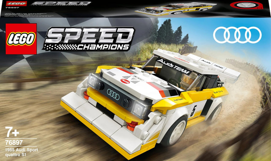 LEGO Speed Champions Audi Sport quattro S1 Racer Toy, 76897 – Retired & Sealed