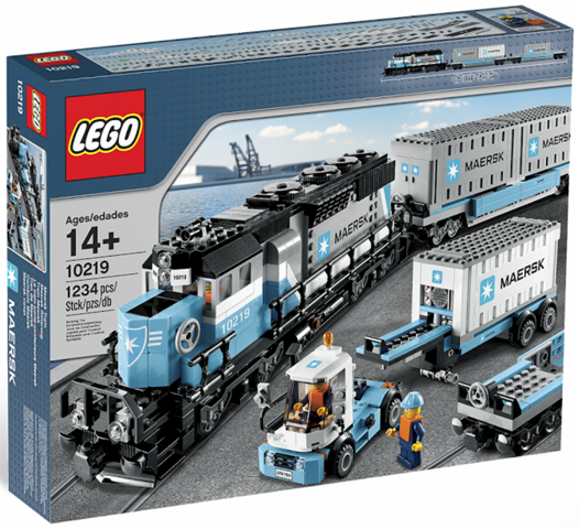 LEGO 10219 Maersk Container Train 10219 sealed box front