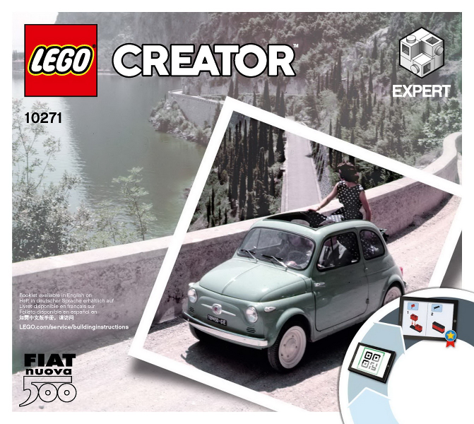 LEGO Fiat 500 10271 – Retired & Sealed