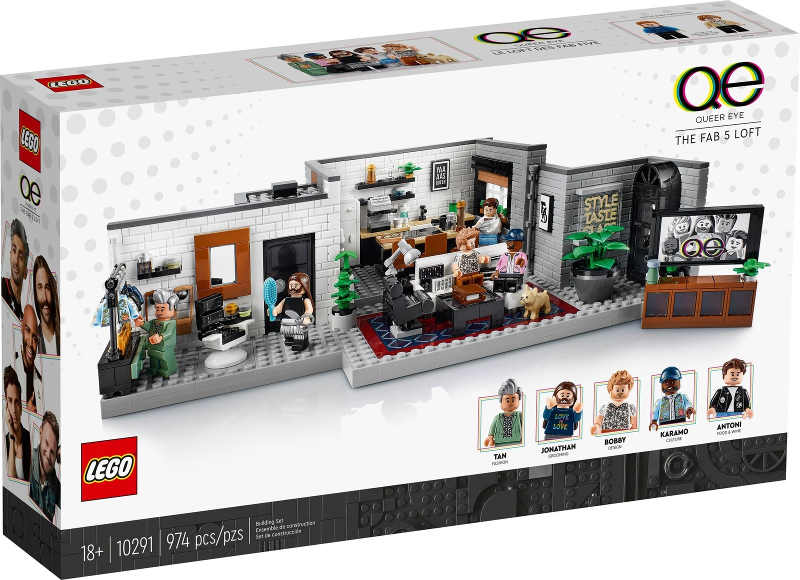 LEGO Creator Expert Queer Eye: The Fab 5 Loft 10291 – Retired & Sealed