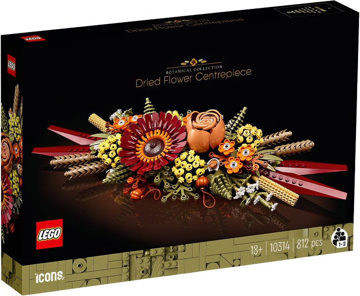 LEGO Dried Flower Centerpiece 10314 – Retired & Sealed