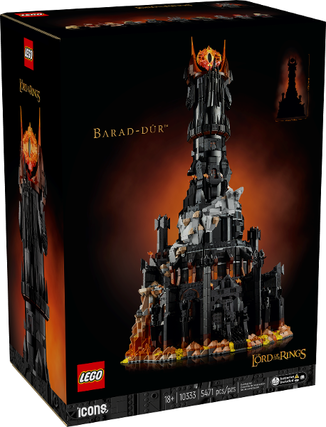 LEGO The Lord of the Rings: Barad-dûr 10333 – Sealed UK Stock