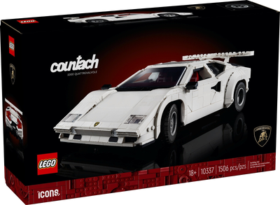 LEGO Lamborghini Countach 5000 Quattrovalvole 10337 – Sealed UK Stock